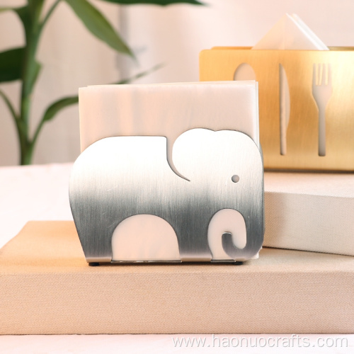 Creative cute elephant vertical paper towel holder